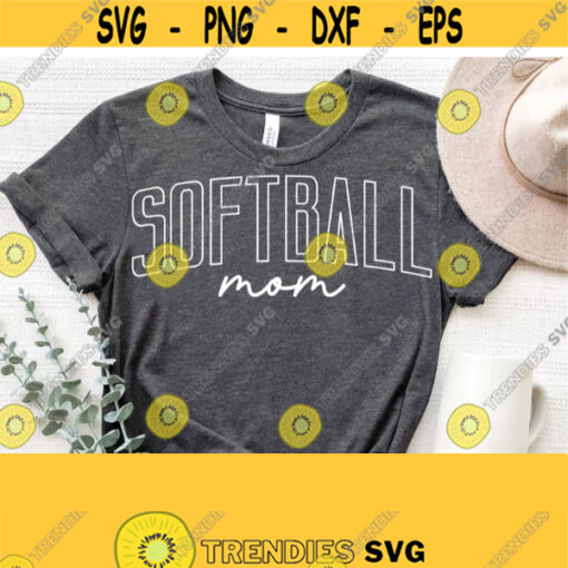 Softball Mom Svg Softball Mama Svg Cut File Softball Shirt SvgPngEpsDxfPdf Cricut Cut Silhouette File Vector Instant Download Design 1054