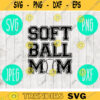 Softball Mom svg png jpeg dxf cutting file Softball Baseball Commercial Use Vinyl Cut File stitches 1310