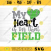 Softball My Heart Is On That Field SVG Cut File Vector Printable Clipart DXF file Softball Mom Svg Softball Shirt Svg Softball Fan Svg Design 1414 copy