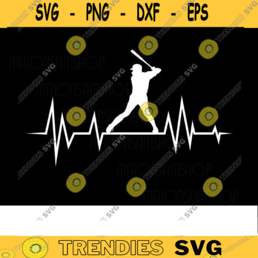Softball SVG Heartbeat softball svg baseball svg softball shirt svg baseball for lovers Design 117 copy