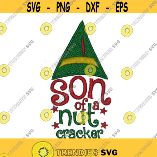 Son Of A Nutcracker Elf Christmas Embroidery Designs Machine Embroidery INSTANT DOWNLOAD pes dst Design 393