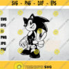 Sonic Hedgehog SVG Sonic Hedgehog Sonic SVGsvg for cricutcut files silhouette Cricut instant download files digital Layered SVG Design 74