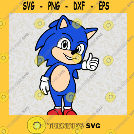 Sonic SVG clipart Sonic Head clipart Sonic The Hedgehog svg cutting files for cricut silhouette SVG PNG clipart instant download