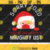 Sorry 2020 Youre On Santas Naughty List svgChristmas 2020Santa ClausSanta wearing maskSocial DistancingQuarantineDigital Download Design 189