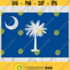 South Carolina Flag svg png ai eps and dxf file types Can be used for decals printing t shirts CNC and more Design 311