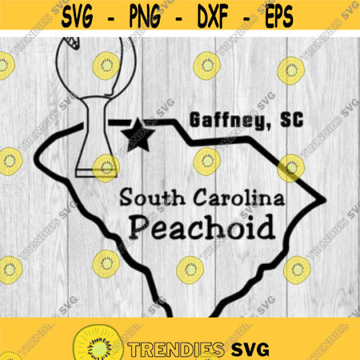 South Carolina Peach Water Tower Peachoid gag gift svg png ai eps and dxf file types for decals printing t shirts CNC and more Design 6