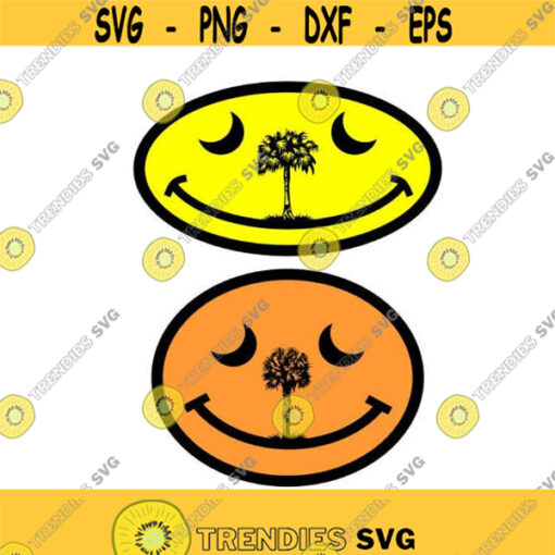 South Carolina Sc Charleston Palm Tree Cuttable Design Pack SVG PNG DXF eps Designs Cameo File Silhouette Design 1252