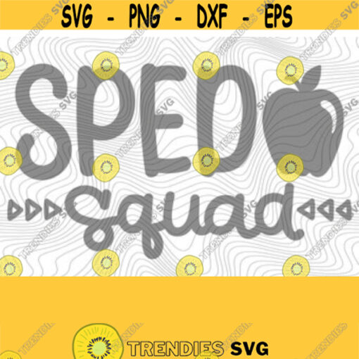 Sped Squad SVG PNG Cutting Print Files Sublimation Cutting Files For Cricut SPED Teacher Counselor Kindness Be Kind Positive Teacher Design 79
