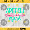 Speech Squad svg png jpeg dxf cutting file Commercial Use SVG Back to School Teacher Appreciation Faculty Special Education 330