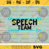 Speech Team svg png jpeg dxf cut file Commercial Use SVG Back to School Faculty Squad Group Elementary Special Education Teacher 1338