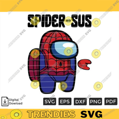 Spider Sus SVG PNG Among Us SVG Custom File Printable File for Cricut Silhouette