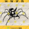 Spider svg Spider Clipart Spider Cut File Spider Silhouette Spider Insect Wildlife svg Wild Nature Halloween svg Design 91