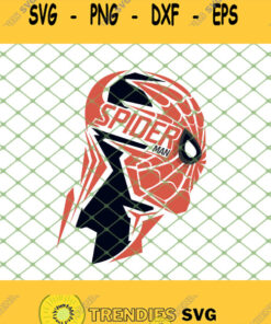 Spiderman Head Svg Png Dxf Eps 1 Svg Cut Files Svg Clipart Silhouette Svg Cricut Svg Files Decal