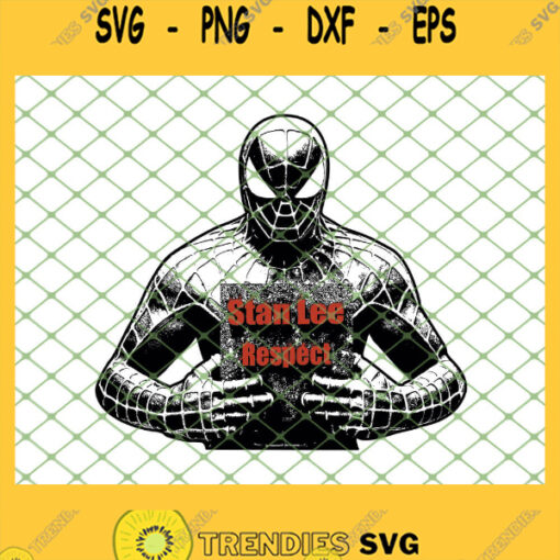Spiderman Stan Lee Respect SVG PNG DXF EPS 1