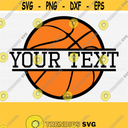Split Basketball Svg Basketball Svg Cut File Basketball Monogram Svg Files for Cricut Cut Basketball Silhouette File Instant Download Design 1082