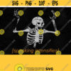 Spooking Intensifies PNG Print Files Sublimation Halloween Skeleton Spooky Scary Skeletons Dancing Skeleton Halloween Designs Funny Design 349