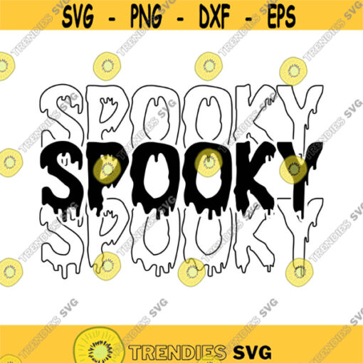 Spooky Decal Files cut files for cricut svg png dxf Design 492