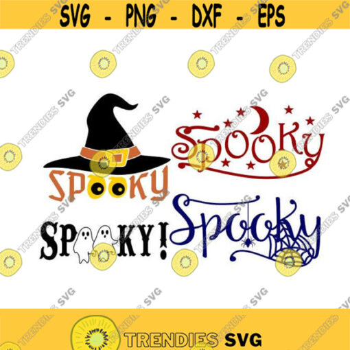 Spooky Halloween Cuttable SVG PNG DXF eps Designs Cameo File Silhouette Design 1231