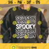 Spooky Season SVG Halloween shirt svg Spooky shirt svg Spooky Vibes svg Halloween svg trick or treat svg Png Dxf Cut files for cricut Design 271