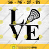 Sports Clipart Black Bold NY Style Letters for Word L O V E with Lacrosse Stick Net Shape Instead of O Digital Download SVG PNG Design 357