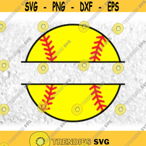 Sports Clipart Large Black Yellow Red Split Baseball Name Frame with Space to Add Player Name Team Name Digital Download SVG PNG Design 330