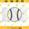 Sports Clipart Large Round Black Easy Softball or Baseball Silhouette Outline for Players Coaches Parents Digital Download SVG PNG Design 281