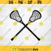 Sports Clipart Two Double Crossed Realistic Lacrosse Sticks for Players. Teams Coaches Parents Moms Dads Digital Download SVG PNG Design 361