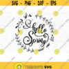 Spring svg Hello spring svg spring for cricut spring clipart spring svg files svg files for cricut