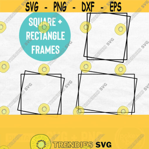 Square Frame Svg Rectangle Frame Svg Square Svg Border Rectangle Svg Files Border Svg Bundle Square Png Monogram Frame Svg Frame Png Design 325