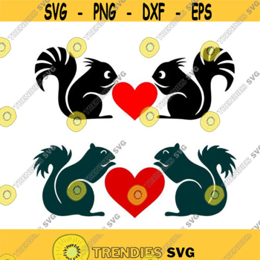 Squirrel Cuttable Design SVG PNG DXF eps Designs Cameo File Silhouette Design 2028