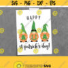 St Patricks Gnomes SVG. Happy St Patricks Day Irish Gnome Clipart PNG. Redhead Gnomes Cut File Silhouette Vector Cutting Machine Download Design 413