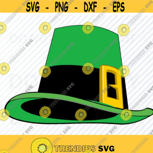 St Patricks day Hat SVG Leprechaun Vector Images Clipart SVG File For Cricut Eps Leprechaun hat Png Dxf clip art St Patrick day svg Design 531