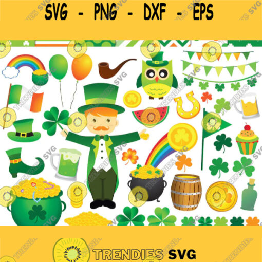 St. Patrick39s Day ClipartSt patricks day clipart clip artSaint Patricks Day ClipartleprechaunluckyShamrock ClipartAccessoriesclover