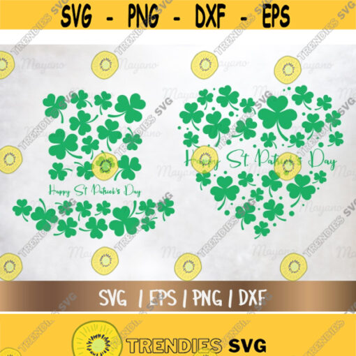 St. Patricks Day SVG Clover SVG Lucky svg Cut Files for Cricut Silhouette Digital Download Design 192