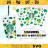 St. Patricks Day Sign Starbucks SVG Lucky Shamrock Cold Cup Saint Patricks Day Svg Irish Themed Starbucks Cricut DIY Instant Download 363 copy