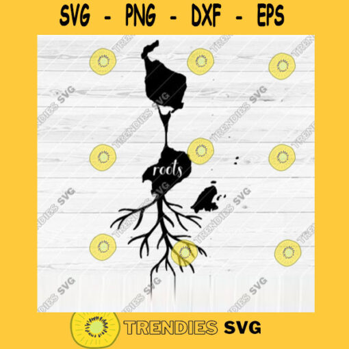 St. Pierre Miquelon Roots SVG Home Native Map Vector SVG Design for Cutting Machine Cut Files for Cricut Silhouette Png Pdf Eps Dxf SVG