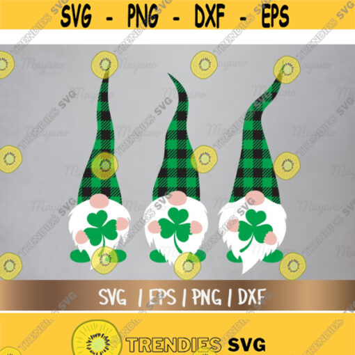 St.Patricks day gnomes svg Gnomes svg Cut Files for Cricut Silhouette svg png dxf eps Digital Download Design 168