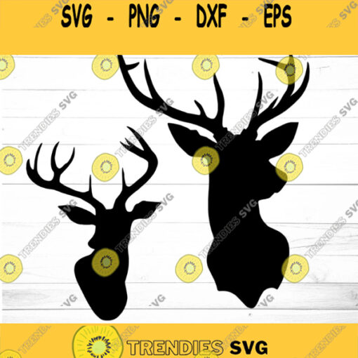 Stag SVG Antlers Svg Deer Svg Deer Head Svg Cut File Stag Head Svg Cut File Stag Svg File Stag Clipart Stag dxf file Stag Heads