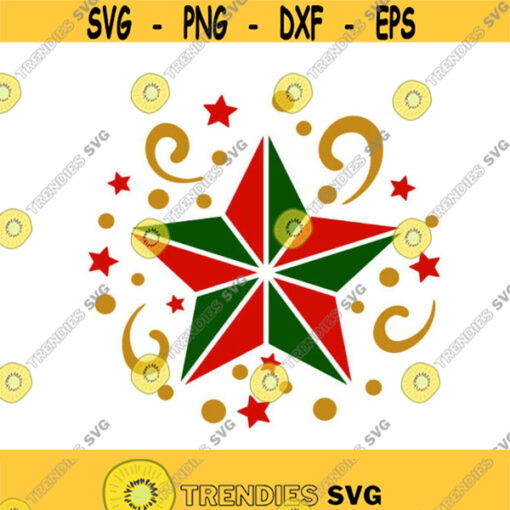 Star Print Winter Christmas Lets get merry Cuttable Design SVG PNG DXF eps Designs Cameo File Silhouette Design 1397
