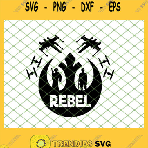 Star War Rebel Logo SVG PNG DXF EPS 1