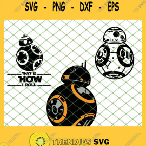 Star Wars Bb8 SVG PNG DXF EPS 1
