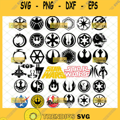 Star Wars Logo Svg Bundle Symbols Svg 1