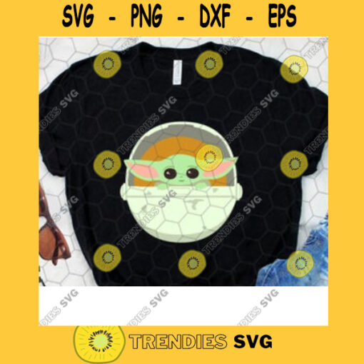 Star Wars SVG Baby Yoda SVG Digital Cut File Star Wars Svg Jpg Png Eps Dxf Cricut Design Star Wars The Mandalorian And The Child