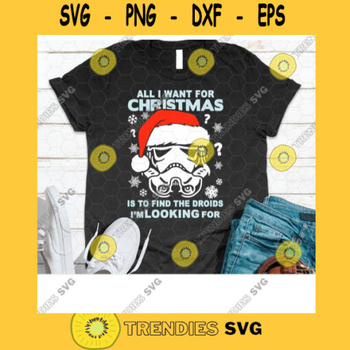 Star Wars Stormtrooper Droid SVG Stormtrooper Droid Digital Cut File Stormtrooper Svg Jpg Png Eps Dxf Cricut Design Christmas