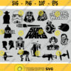 Star wars svg bundle star wars clipart cut files for cricut silhouette png dxf eps Design 2971