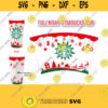 Starbucks Cup SVG full Wrap Christmas theme for Starbucks Venti Cold Cup SVG files for Cricut other e cutters 417