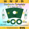 Starbucks Full Wrap and Logo Templates For 24 OZ Venti Cold Cup SVG Starbucks Cup Template Svg High Resolution SVG File for Starbuck Cup 70