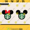 Starbucks Minnie Mickey Svg Mickey Svg Minnie Svg Cricut Files Disney Svg Starbucks Disney Svg Svg Design 173