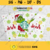 Starbucks cup svg Drink Drank Drunk Christmas theme for Starbucks Venti cold Cup 24 oz. SVG file for Cricut starbucks holiday cup 66