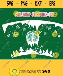 Starbucks cup svg full wrap Christmas theme for Starbucks Venti Cold Cup. SVG file for Cricut Silhouette Cut machine Let it snow 314